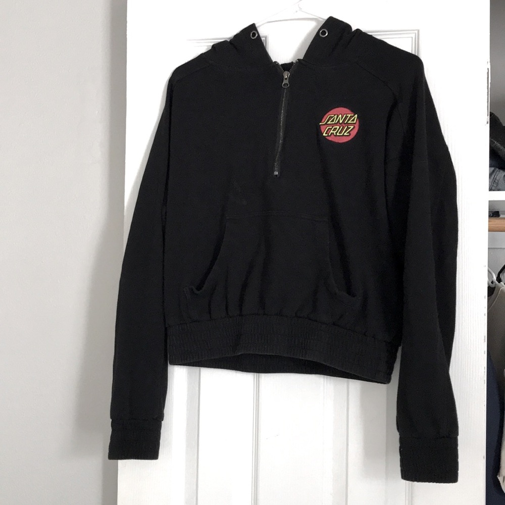 Santa Cruz cropped hoodie